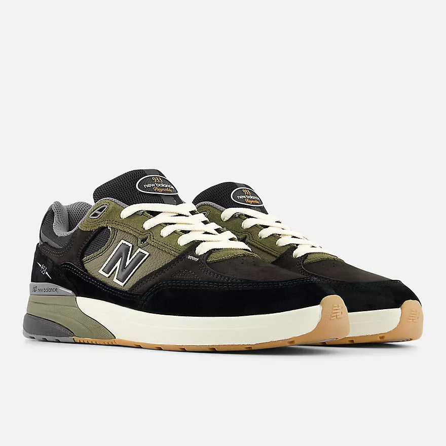 New Balance Numeric Andrew Reynolds 933 - Black with Dark Olive