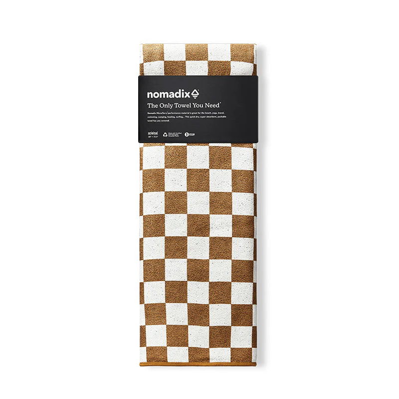 Nomadix Original Towel: Check Coconut