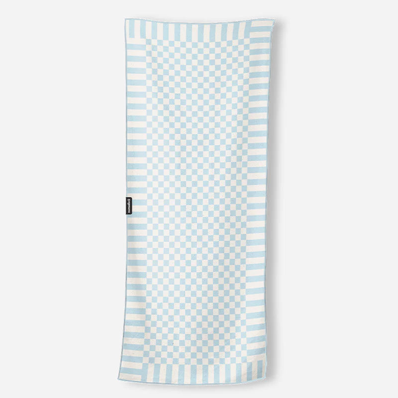 Nomadix Original Towel: Checked out pale Blue Sky