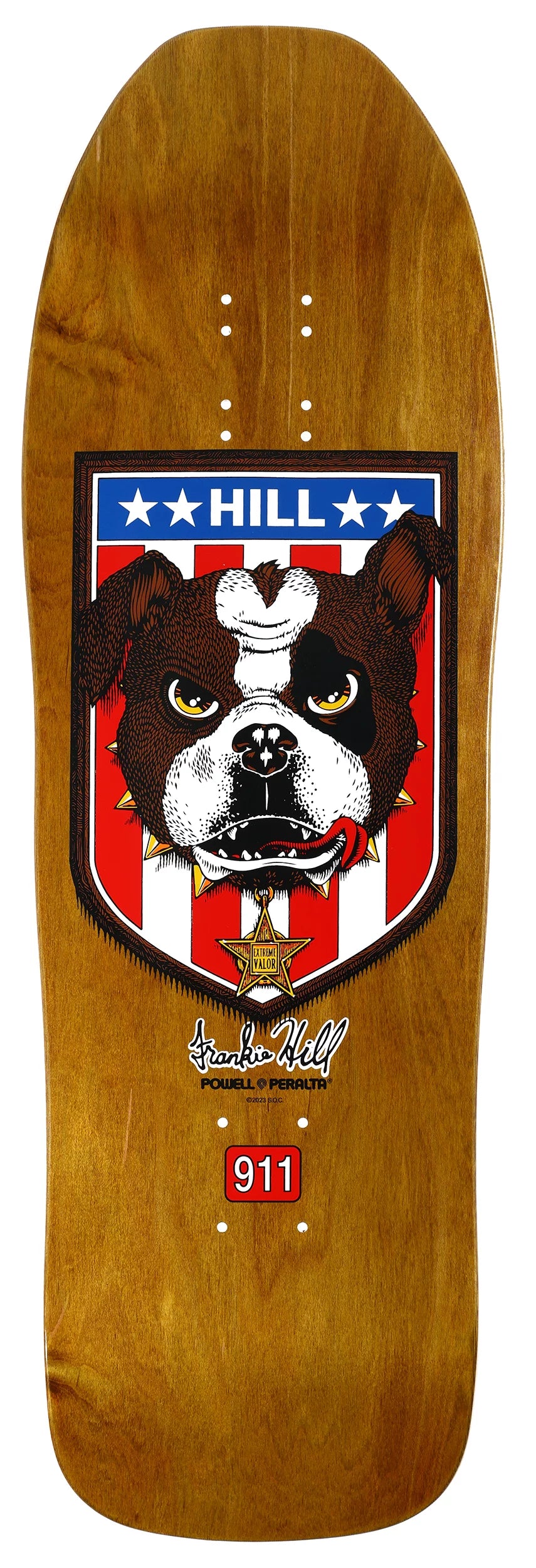 Powell Peralta Frankie Hill bull dog 911 deck 10x31.5