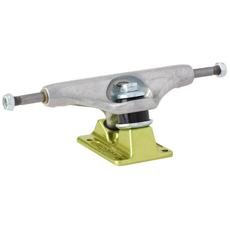 INDEPENDENT STAGE 11 HAWK TRANSMISSION FORGED HOLLOW TRUCKS (SILVER/GREEN)  SIZE 149