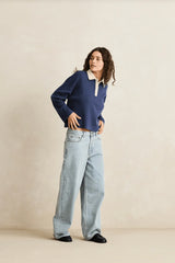 Rhythm Rugby Polo Knit Sweater