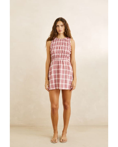 Rhythm Chelsea Check Mini Dress