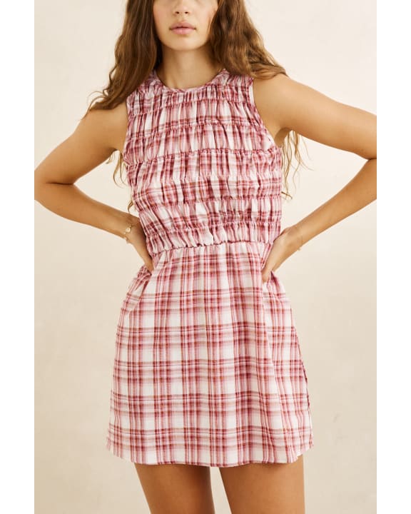Rhythm Chelsea Check Mini Dress