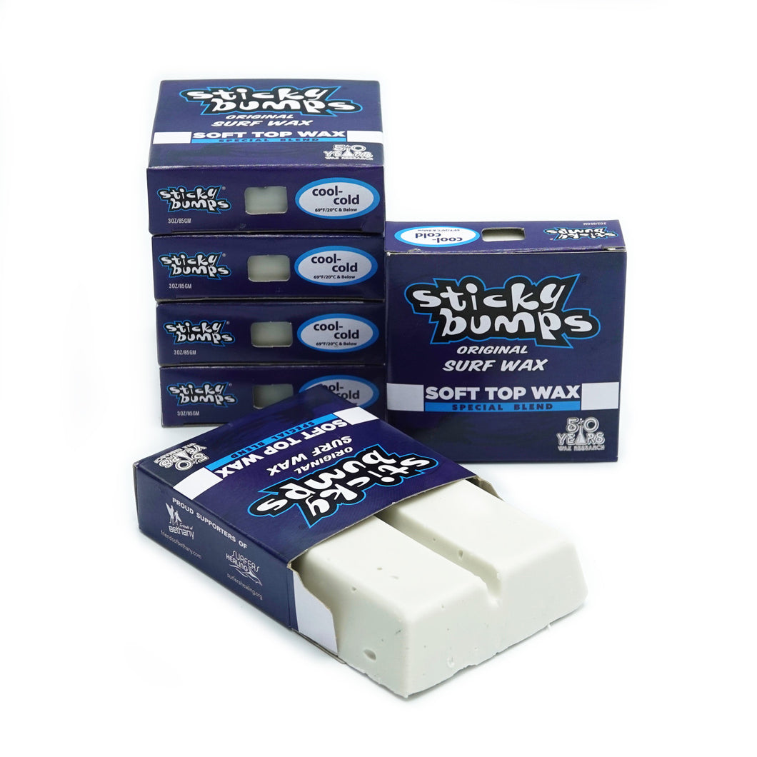 Sticky Bumps Soft Top Surf Wax - Cool/Cold