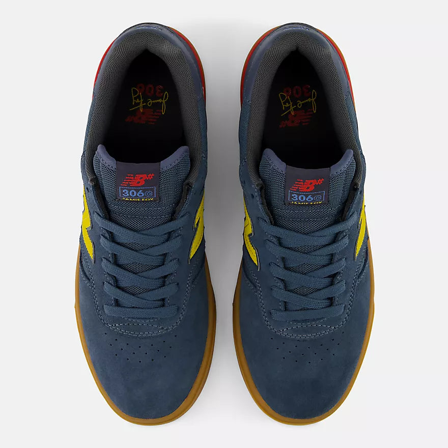 NB Numeric Jamie Foy 306 Cup -SHADOW BLUE with MARS YELLOW