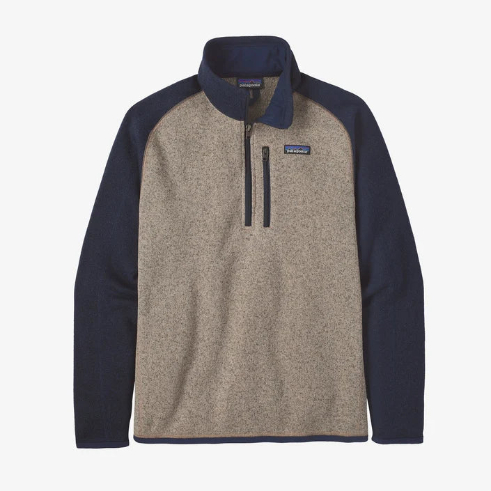 Men's Better Sweater 1/4-Zip Fleece - Oar Tan