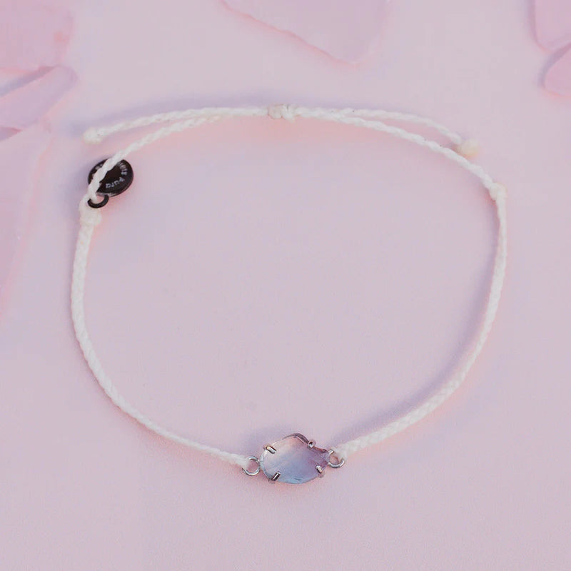 RAINBOW QUARTZ CHARM BRACELET