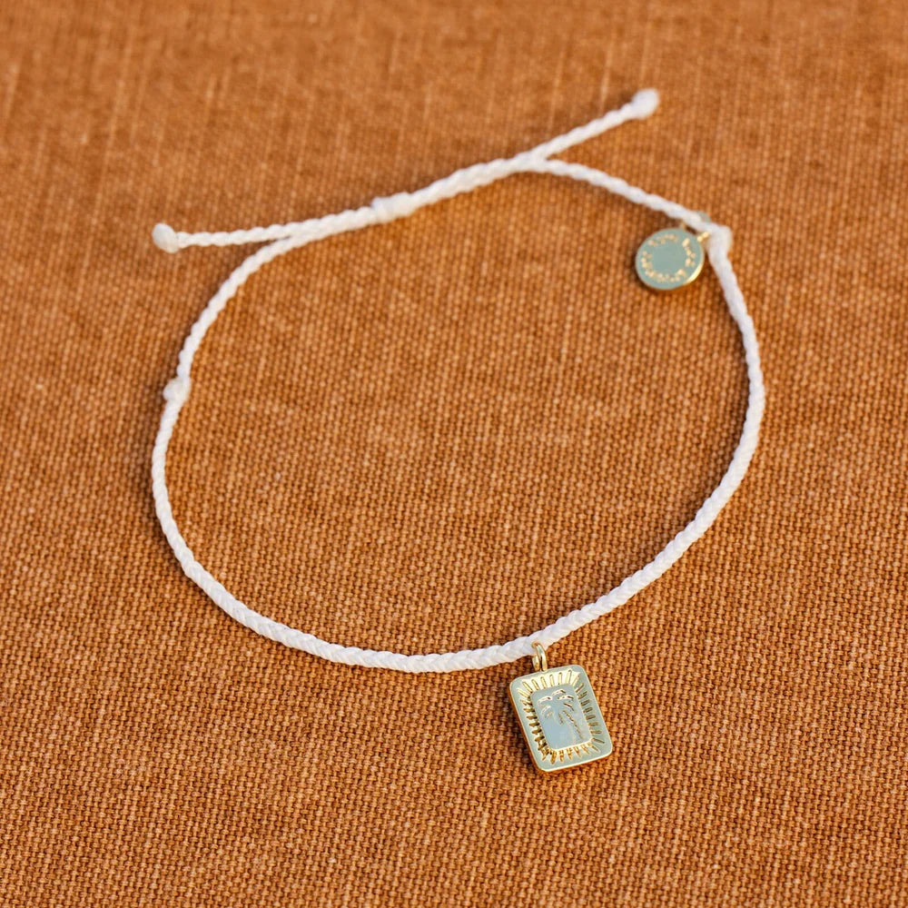 Puravida Palm Burst Gold Charm Bracelet