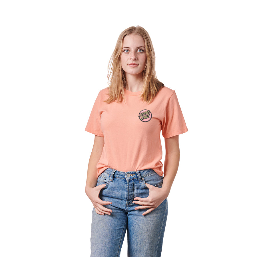 Jackpot Dot S/S Crop Boyfriend T-Shirt Desert Flower