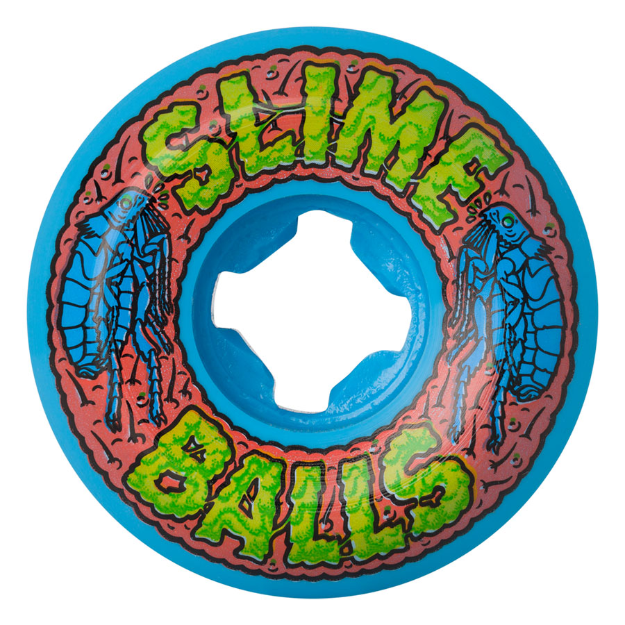 Slime Balls 53mm 53mm Flea Balls Speed Balls Blue 99a Skateboard Wheels