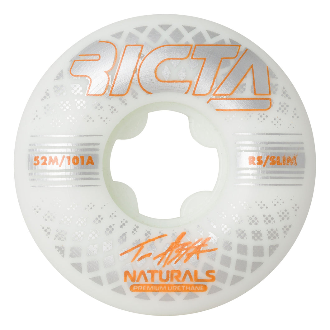Ricta 52mm Asta Reflective Naturals Slim 101a Skateboard Wheels