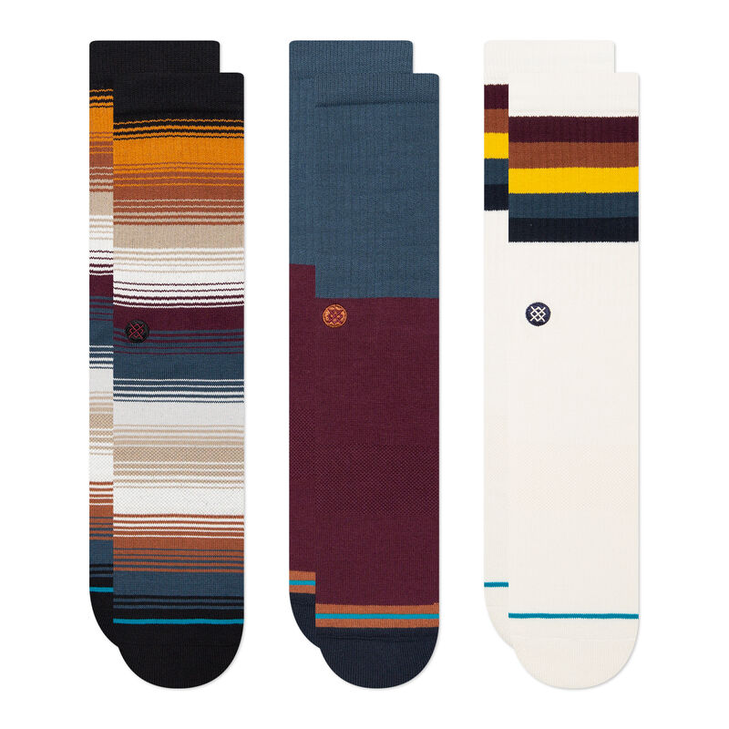 STANCE COTTON CREW SOCKS 3 PACK