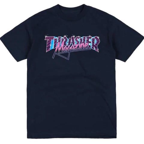 Thrasher Vice Logo T-shirt - Navy