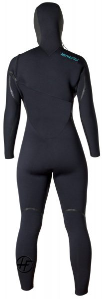 Hyperflex VYRL Womens Hooded 5/4 Front Zip Fullsuit