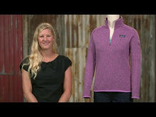 Load and play video in Gallery viewer, Women&#39;s Better Sweater® 1/4-Zip Fleece - Pelican

