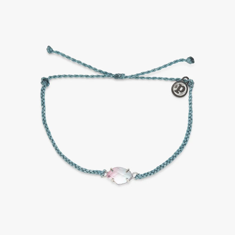 RAINBOW QUARTZ CHARM BRACELET