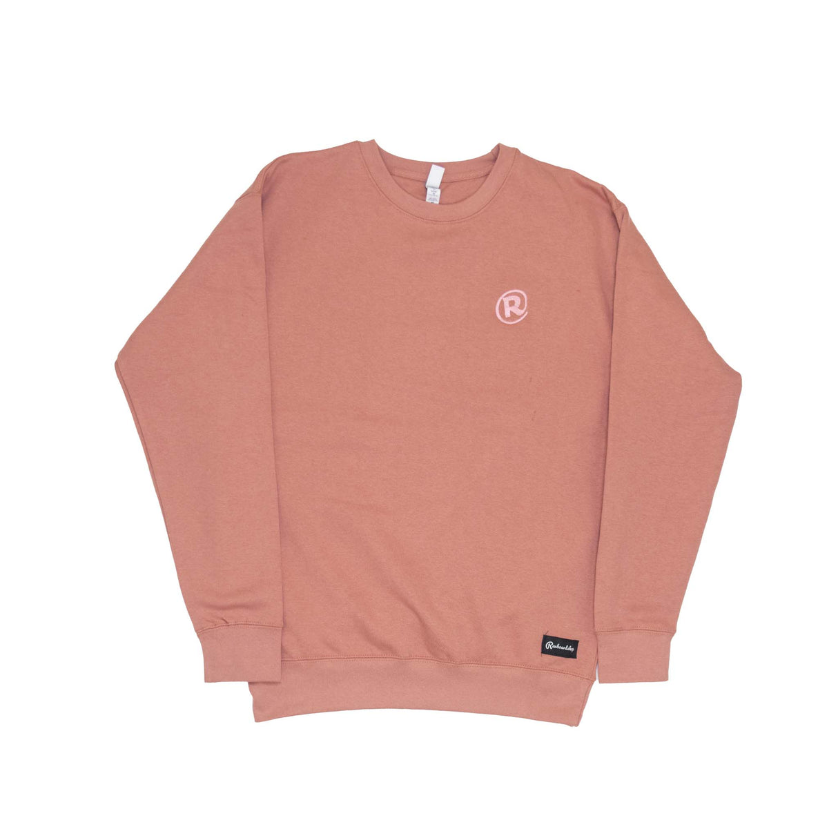 Rev Rose Embroidered Crew