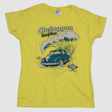 Load image into Gallery viewer, EOS Women&#39;s Surf Bug T-shirt - Yellow
