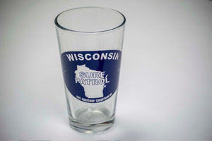 Wisconsin Surf Patrol Pint Glass