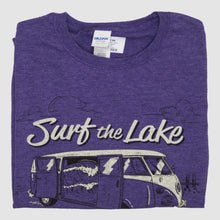Load image into Gallery viewer, EOS Women&#39;s Surf The Lake T-shirt- Purple
